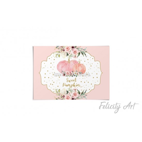 Σουπλά Βάπτισης με Θέμα Κολοκύθα