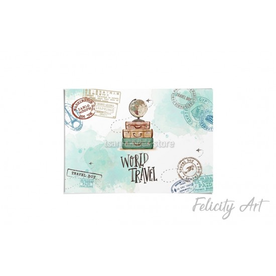 Σουπλά Βάπτισης με Θέμα Ταξίδι στον Κόσμο Σουπλά Βάπτισης με Θέμα Ταξίδι στον Κόσμο