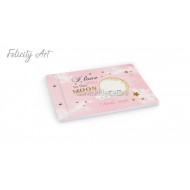 Βιβλίο Ευχών με Θέμα Φεγγαράκι TS147B