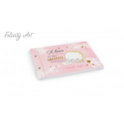 Βιβλίο Ευχών με Θέμα Φεγγαράκι TS147B