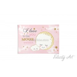 Σουπλά Βάπτισης με Θέμα Φεγγαράκι