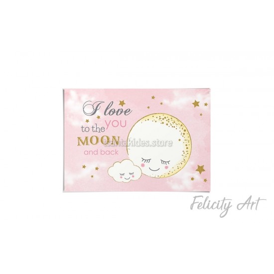 Σουπλά Βάπτισης με Θέμα Φεγγαράκι