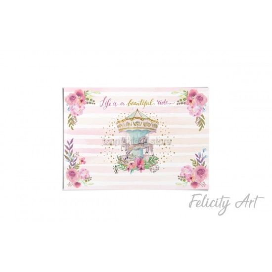 Σουπλά Βάπτισης με Θέμα Carousel Σουπλά Βάπτισης με Θέμα Carousel