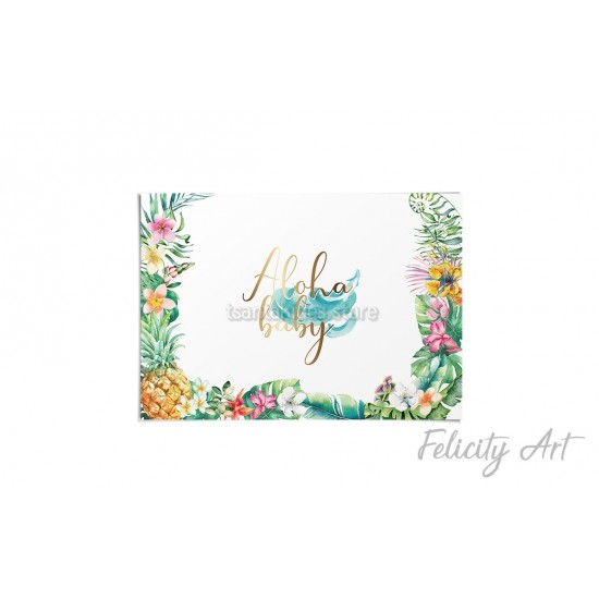 Σουπλά Βάπτισης με Θέμα Tropical Σουπλά Βάπτισης με Θέμα Tropical