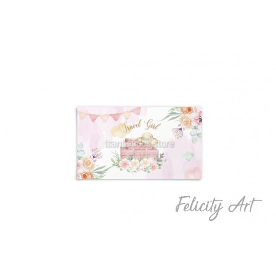 Περιτύλιγμα Σαπουνόφουσκας  με Θέμα Travel Girl