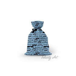 Μπομπονιέρα Βάπτισης Υφασμάτινο Πουγκί με Θέμα "Μικρός Κύριος"