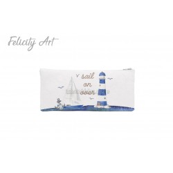 Μπομπονιέρα Βάπτισης Κασετίνα με Θέμα Ναυτικό