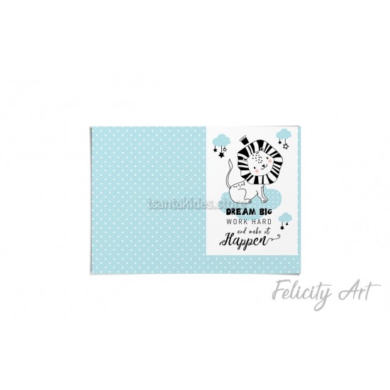 Σουπλά Βάπτισης με Θέμα Λιοντάρι