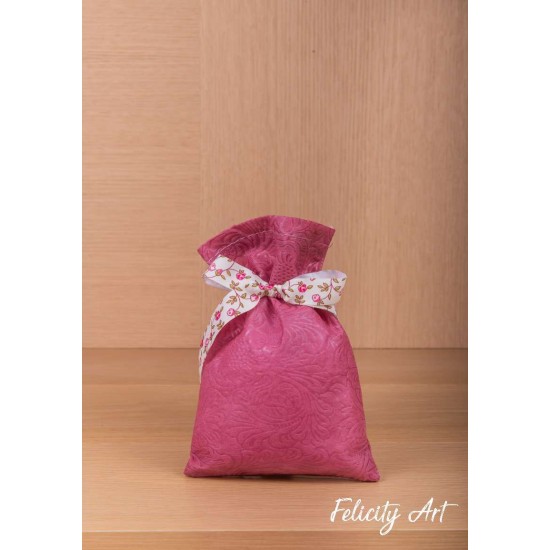 Μπομπονιέρα Βάπτισης Ανάγλυφο Πουγκί  