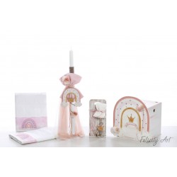 Σετ Βάπτισης με Θέμα "Ουράνιο Τόξο"