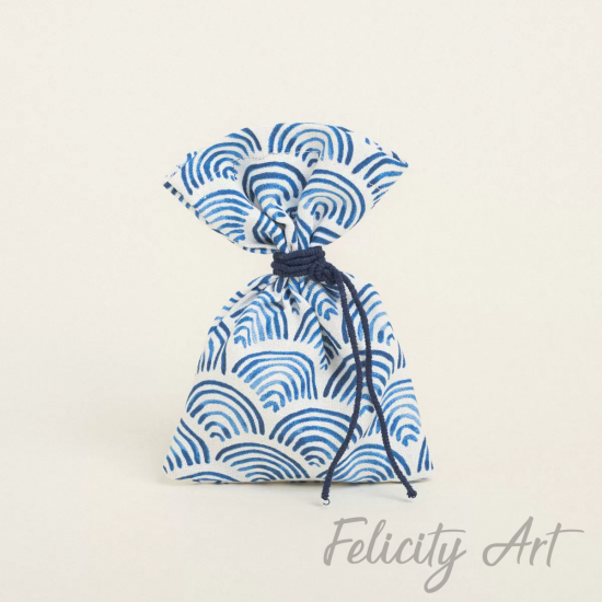  Μπομπονιέρα Βάπτισης Πουγκί