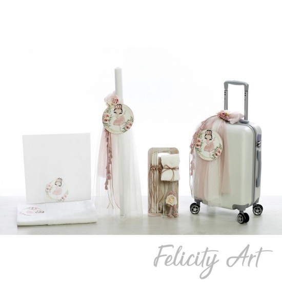 Σετ Βάπτισης με θέμα "Μπαλαρίνα"