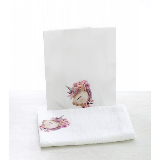 Σετ Βάπτισης με θέμα "Μονόκερος"