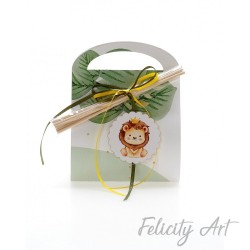  Μπομπονιέρα Βάπτισης Αρωματικό Χώρου με Θέμα Λιοντάρι