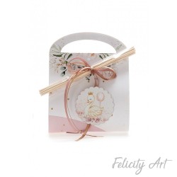  Μπομπονιέρα Βάπτισης Αρωματικό Χώρου με Θέμα Κύκνος