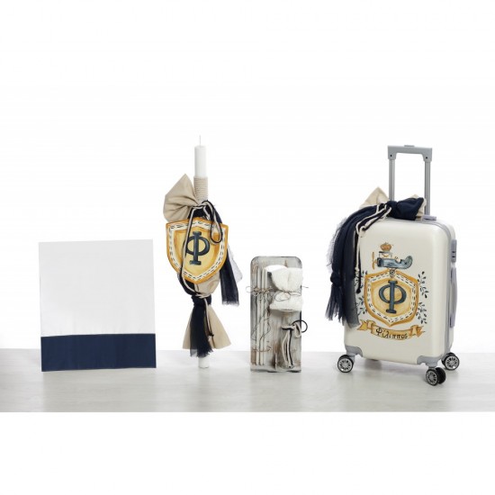 Σετ Βάπτισης με Θέμα  "Μονόγραμμα"