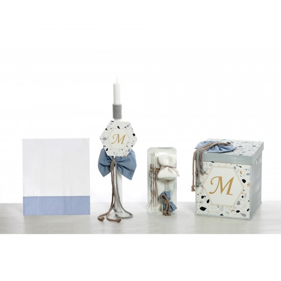 Σετ Βάπτισης με Θέμα "Μονόγραμμα" Σετ Βάπτισης με Θέμα "Μονόγραμμα"