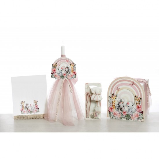 Σετ Βάπτισης με Θέμα "Ζωάκια Ζούγκλας"