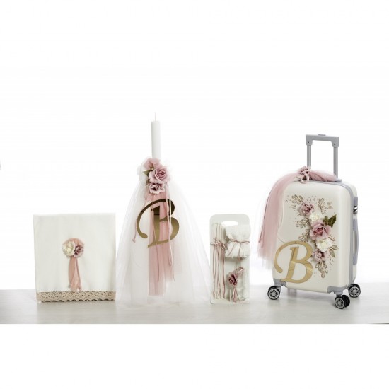 Σετ Βάπτισης  με Θέμα "Λουλούδια"