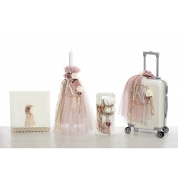 Σετ Βάπτισης  με Θέμα "Μονόγραμμα"