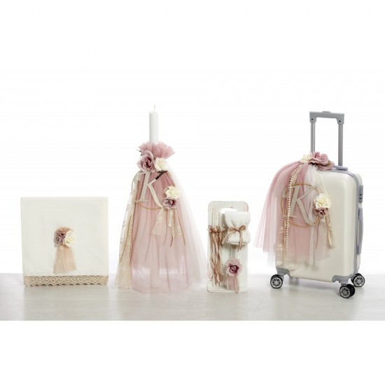 Σετ Βάπτισης  με Θέμα "Μονόγραμμα"