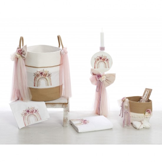 Σετ Βάπτισης  με Θέμα "Ουράνιο Τόξο"