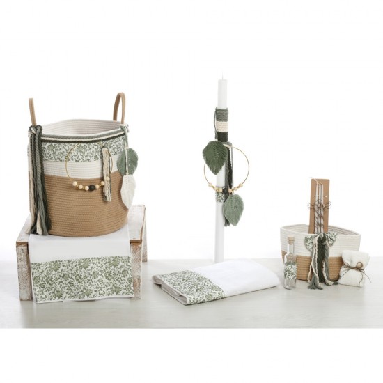Σετ Βάπτισης με Θέμα  "Green Macrame Dreams"