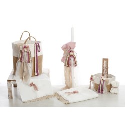 Σετ Βάπτισης Macrame Rainbow Collection