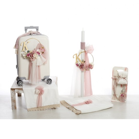 Σετ Βάπτισης Romantic Floral Collection