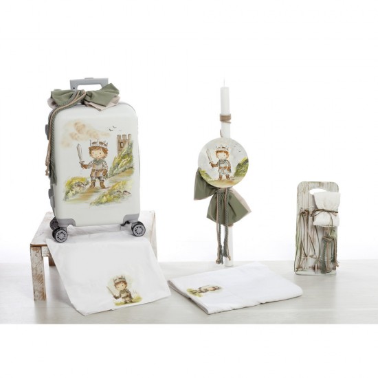 Σετ Βάπτισης με Θέμα  "Ιππότης"