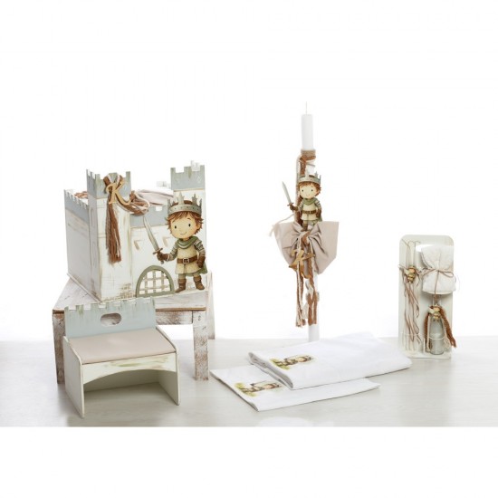 Σετ Βάπτισης με Θέμα  "Little Knight's Adventures"