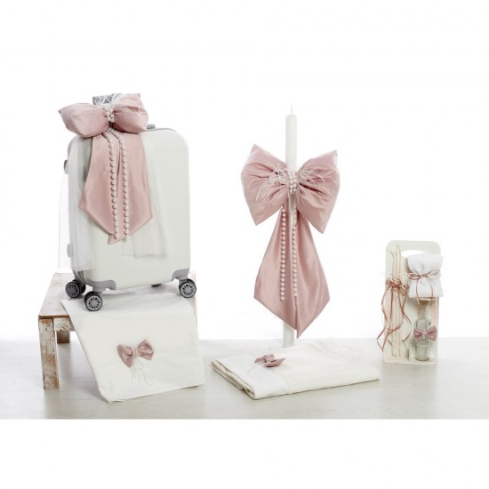 Σετ Βάπτισης Satin & Pearl Elegance