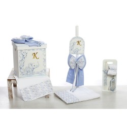 Σετ Βάπτισης με Θέμα  "Baby Dior Blue Jungle"