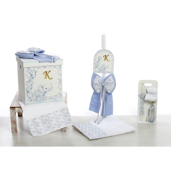Σετ Βάπτισης με Θέμα "Baby Dior Blue Jungle" Σετ Βάπτισης με Θέμα "Baby Dior Blue Jungle"
