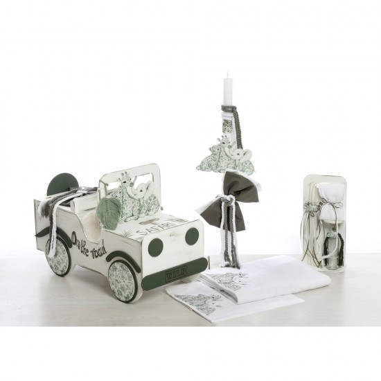 Σετ Βάπτισης με Θέμα  "Vintage Safari Explorer"