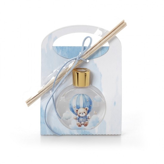  Μπομπονιέρα Βάπτισης Αρωματικό Χώρου με Θέμα Αρκουδάκι 