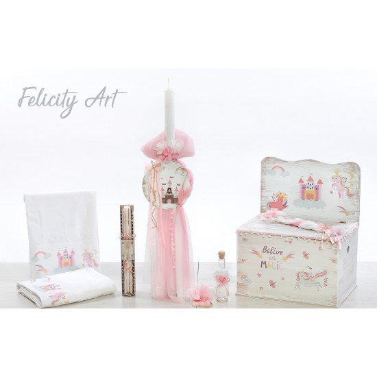 Σετ Βάπτισης με Θέμα "Μονόκερος" Σετ Βάπτισης με Θέμα "Μονόκερος"