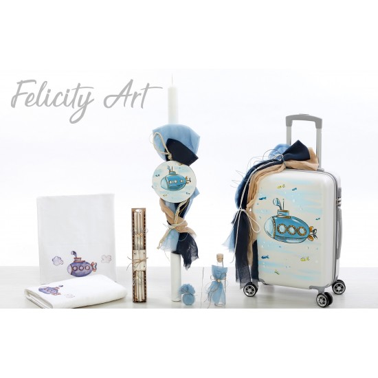 Σετ Βάπτισης με Θέμα  "Υποβρύχιο"