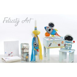 Σετ Βάπτισης με Θέμα  "Διάστημα "