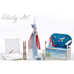 Σετ Βάπτισης με Θέμα  "Διάστημα"