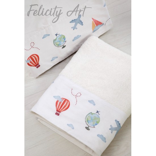 Σετ Βάπτισης με Θέμα  "Ταξίδι στον Κόσμο"