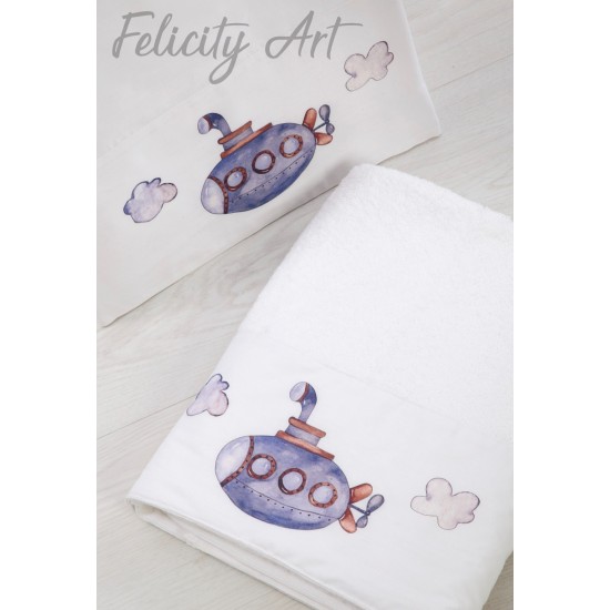 Σετ Βάπτισης με Θέμα  "Υποβρύχιο"