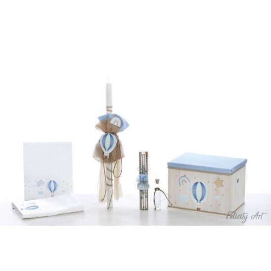 Σετ Βάπτισης με Θέμα "Αερόστατο" Σετ Βάπτισης με Θέμα "Αερόστατο"