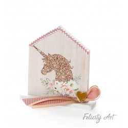 Μπομπονιέρα Βάπτισης Ξύλινο Διακοσμητικό Καδράκι