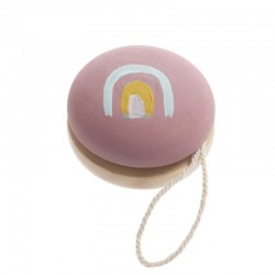 Μπομπονιέρα Βάπτισης Ξύλινο ζωγραφιστό  Γιο-Γιο