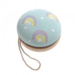 Μπομπονιέρα Βάπτισης Ξύλινο Ζωγραφιστό  Γιο-Γιο 