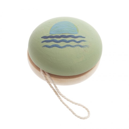 Μπομπονιέρα Βάπτισης Ξύλινο Ζωγραφιστό  Γιο-Γιο 