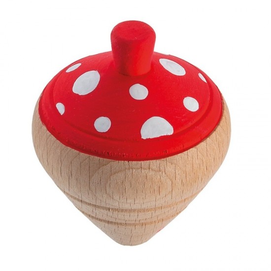 Μπομπονιέρα Βάπτισης Ξύλινη Ζωγραφιστή Σβούρα