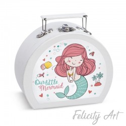  Μπομπονιέρα Βάπτισης Χάρτινο Βαλιτσάκι