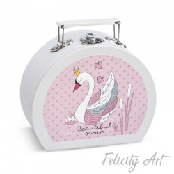  Μπομπονιέρα Βάπτισης Χάρτινο Βαλιτσάκι